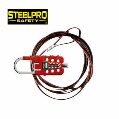 Bloqueo Ajustable con Cable de 2 Mtrs. - Steelpro