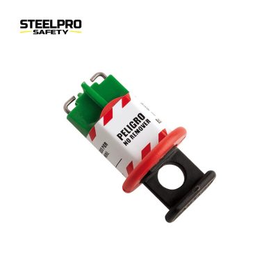 Bloqueo de Breaker Eléctrico Verde de 11 MM