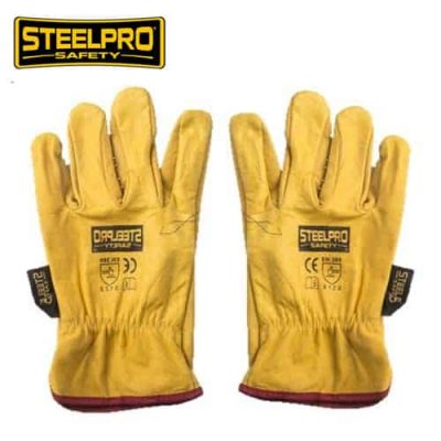 Guantes de Badana Amarillo Steelpro