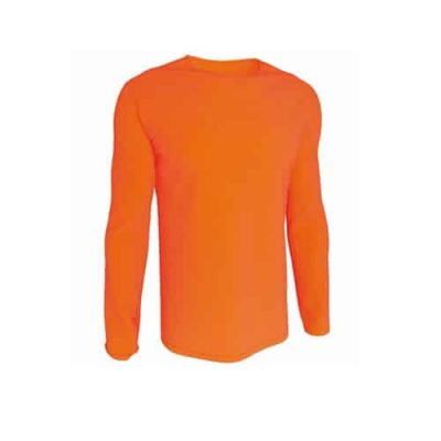 Polo Manga Larga Naranja