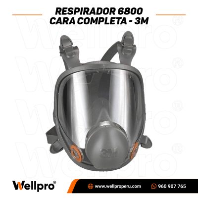 Respirador 6800 cara completa de la marca 3M