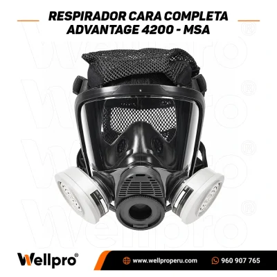 Respirador Cara Completa Advantage 4200 - MSA