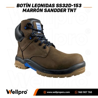 Botín LEONIDAS SS32D-153 Marrón