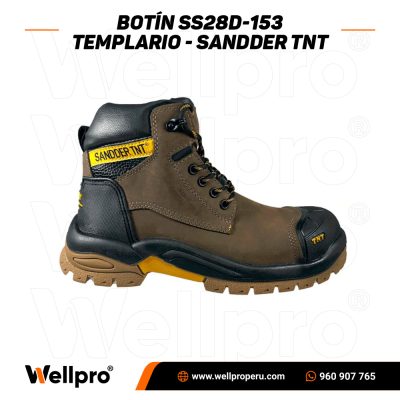 Botin de seguridad TEMPLARIO Marrón SS28D-153 de la marca Sandder TNT
