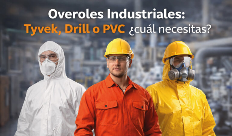 Overoles Industriales: Tyvek, Drill o PVC ¿Cuál necesitas?